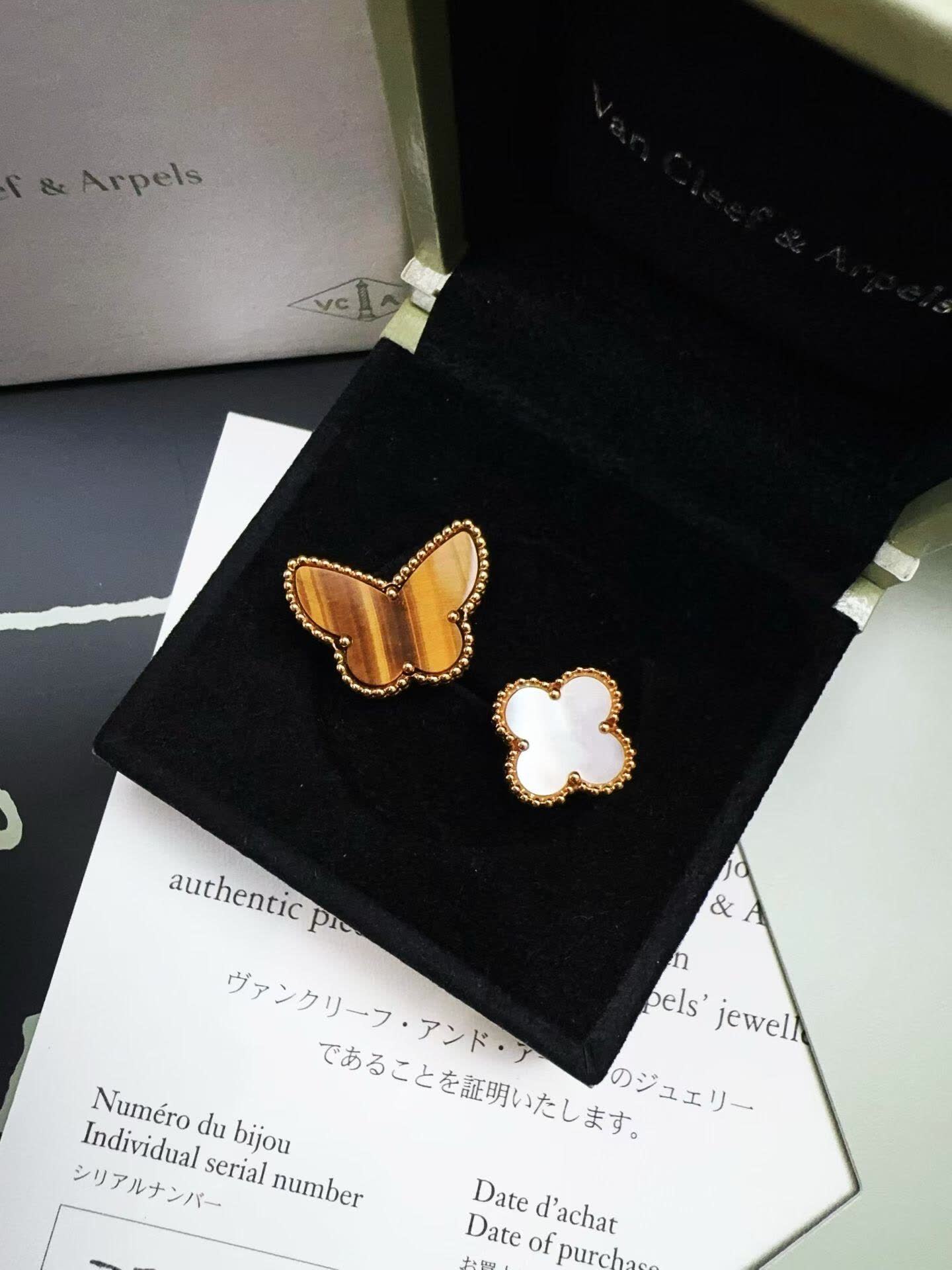 Van Cleef & Arpels Alhambra Butterfly Earrings